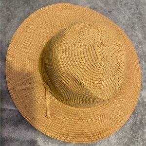 Stylish Tan Woven Sun Hat